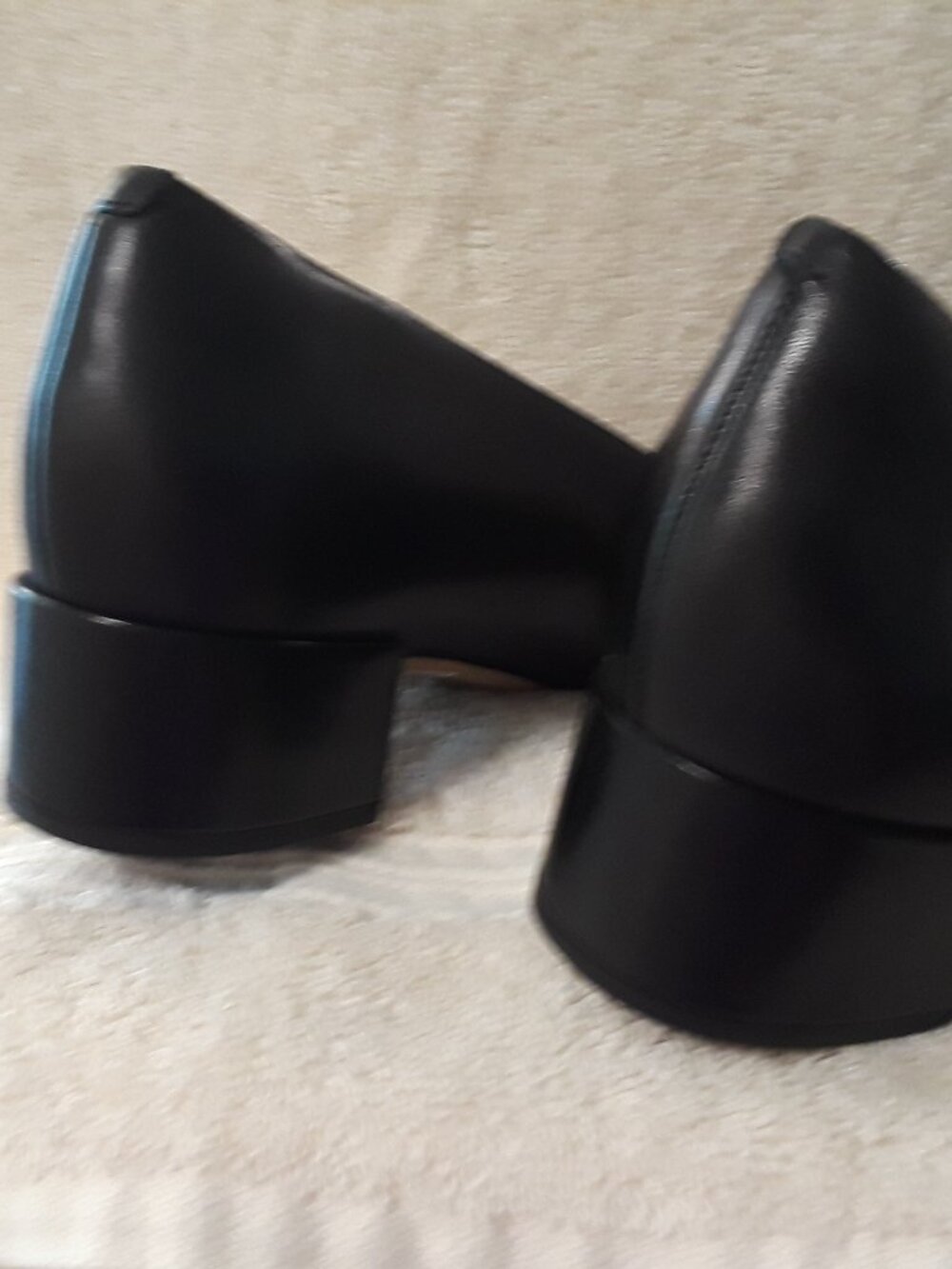 Clarks Orabella Alice Black Leather Pump NWOB Cushion Plus 8.5M Work 1.5in Heel - Picture 3 of 8